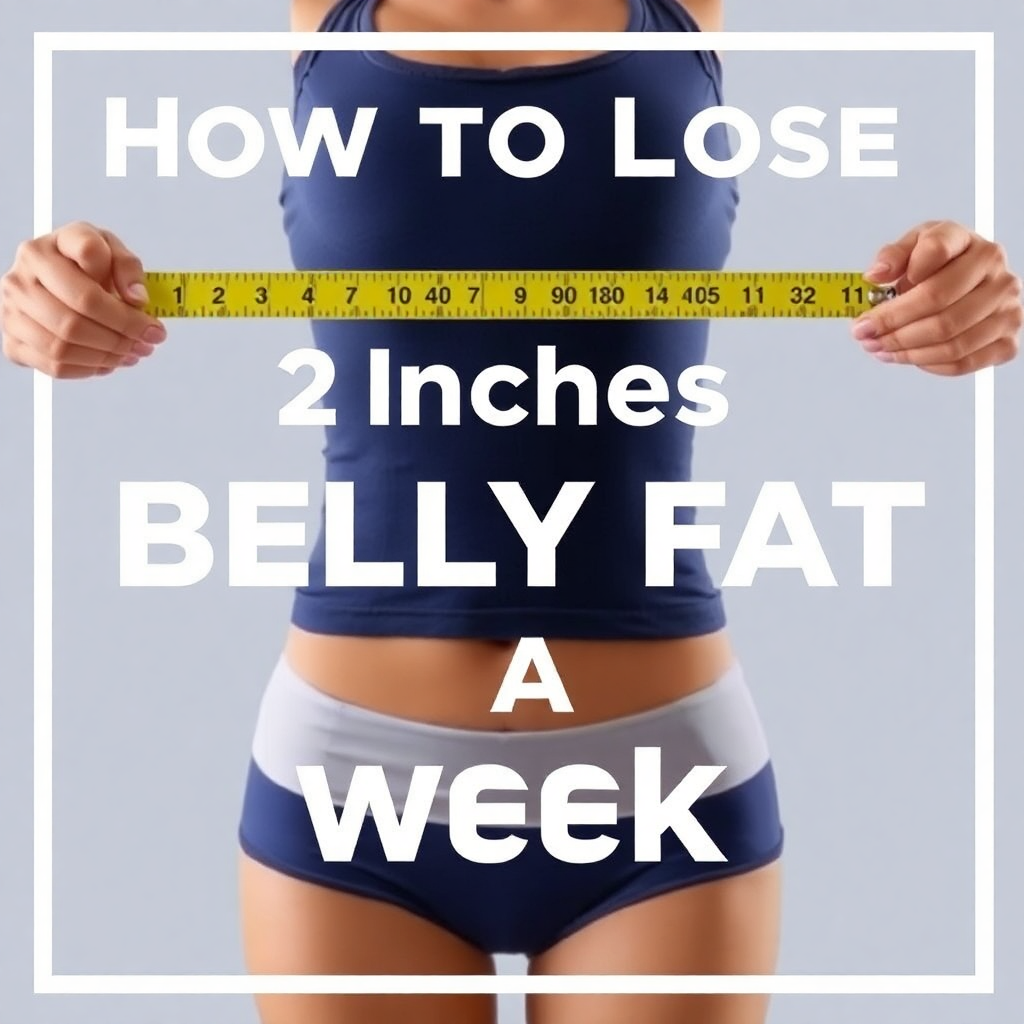 How to lose 2 inches belly fat in a week