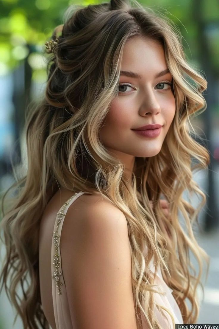 Loose Waves_Cute Wedding Hairstyles