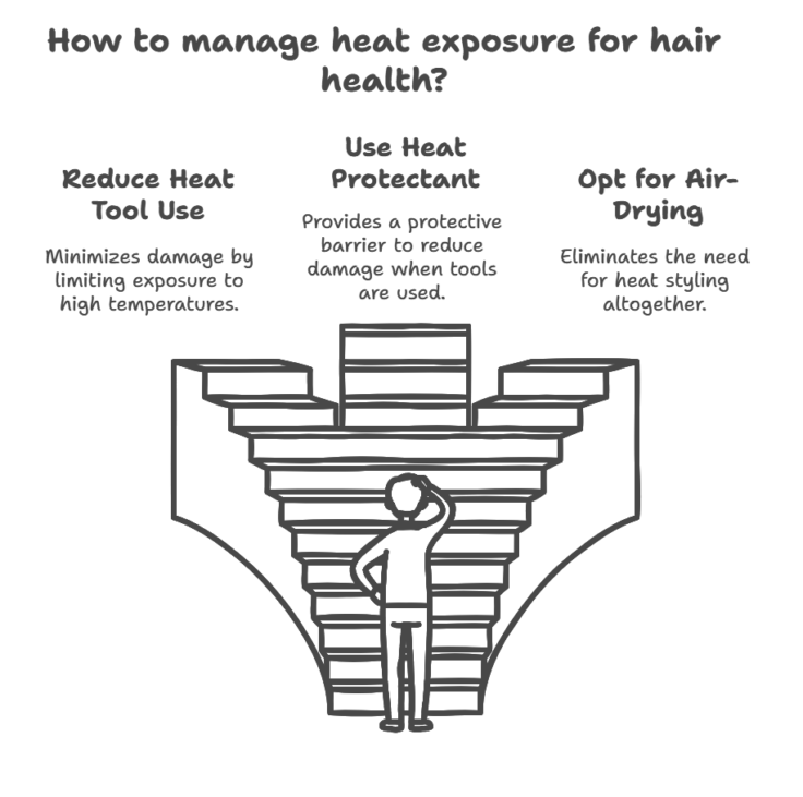 Repair Damaged Hair heat Control