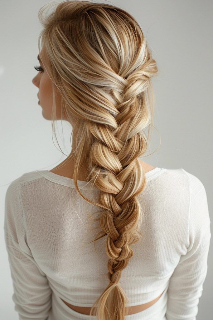 Classic Fishtail _Quick Hairstyles for Busy Mornings