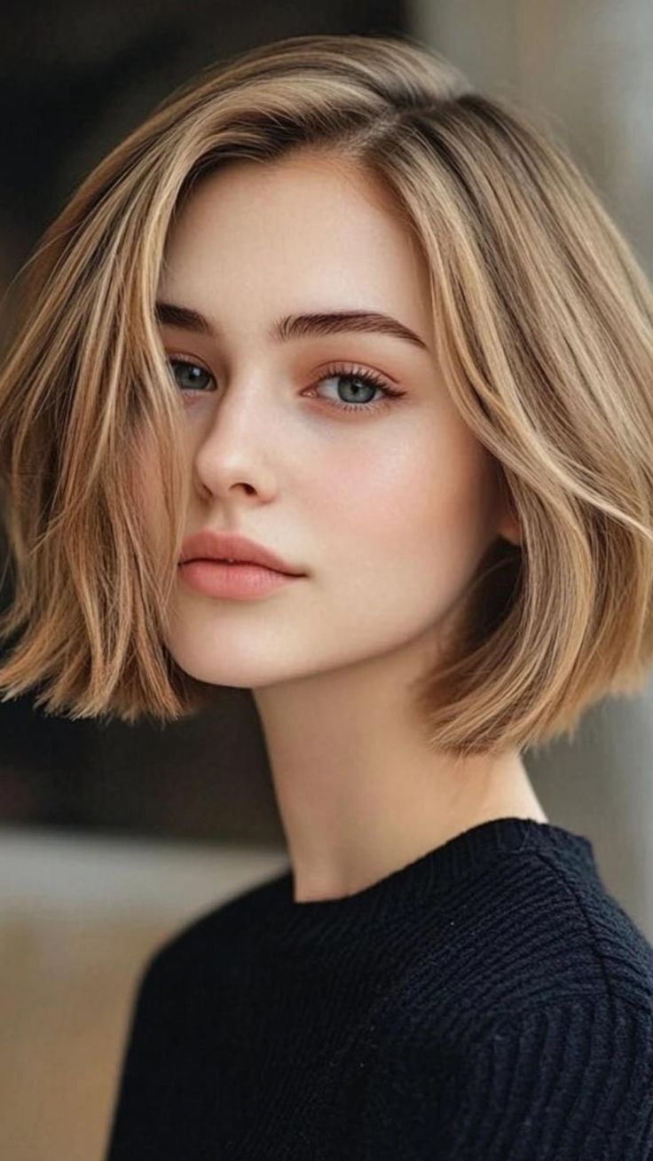 Hairstyles With Bangs for Round Faces