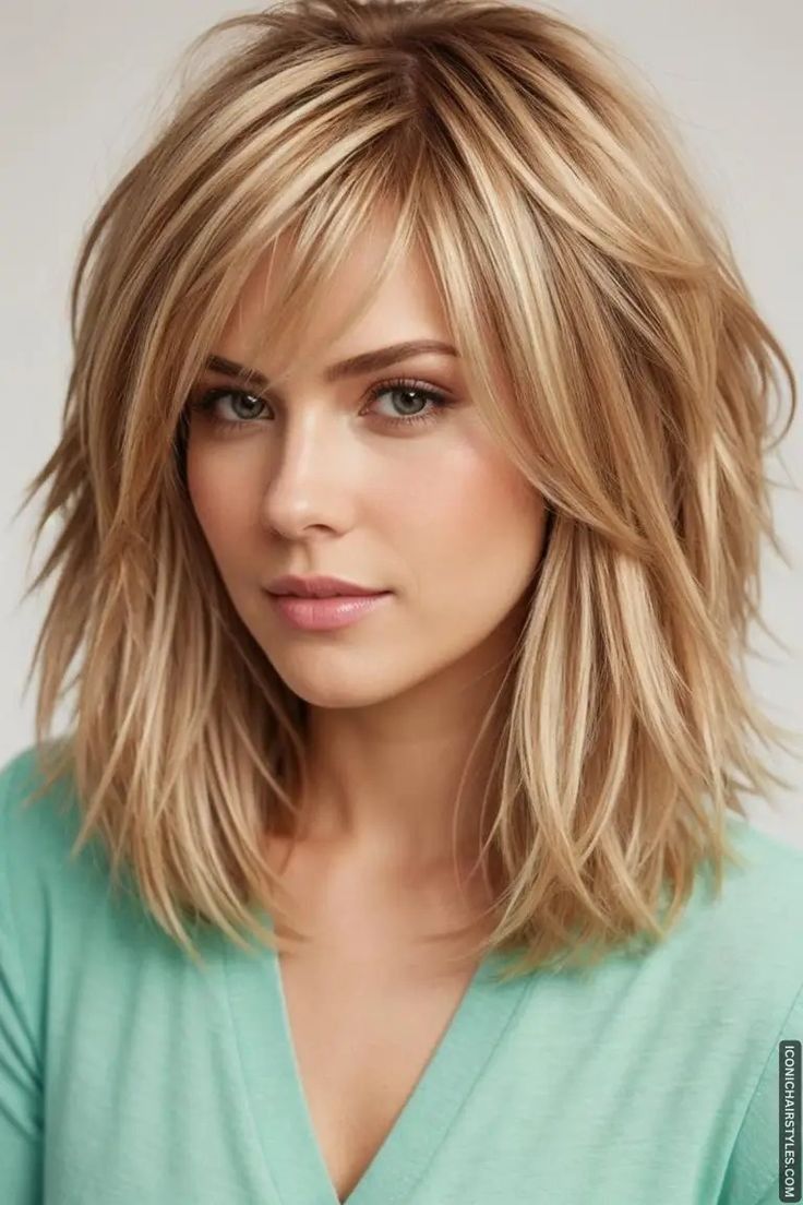 Hairstyles With Bangs for Round Faces 