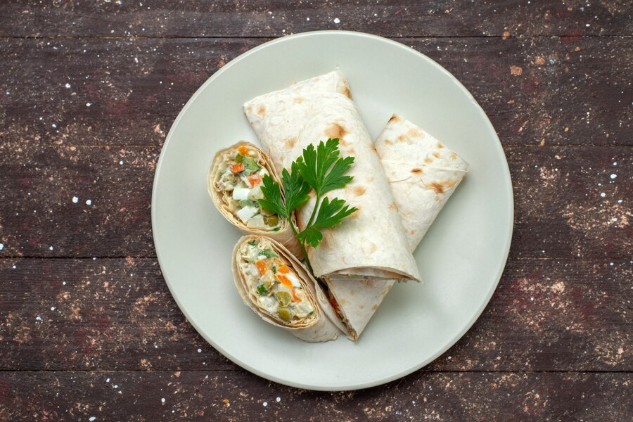 High Protein Recipes for Weight Loss-chicken wraps